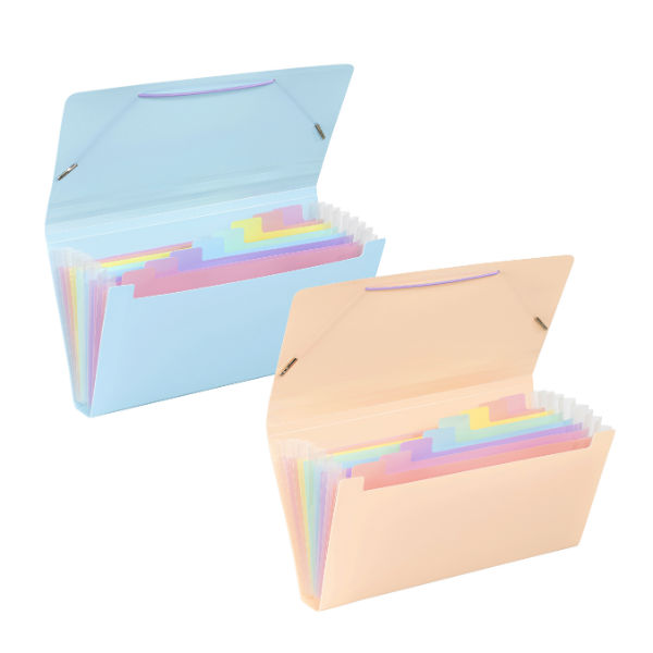 Image de  Trieur chèque extensible 8 compartiments Rainbow Pastel 