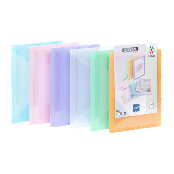 Image de  Chemise A4 3 rabats élastique perso Propysoft 