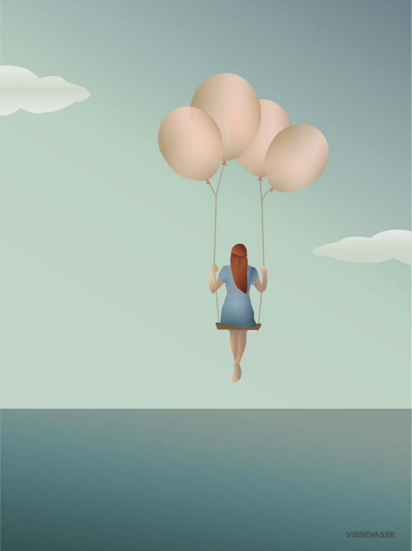 Image de  Affiche 30x40 rêve de ballon 