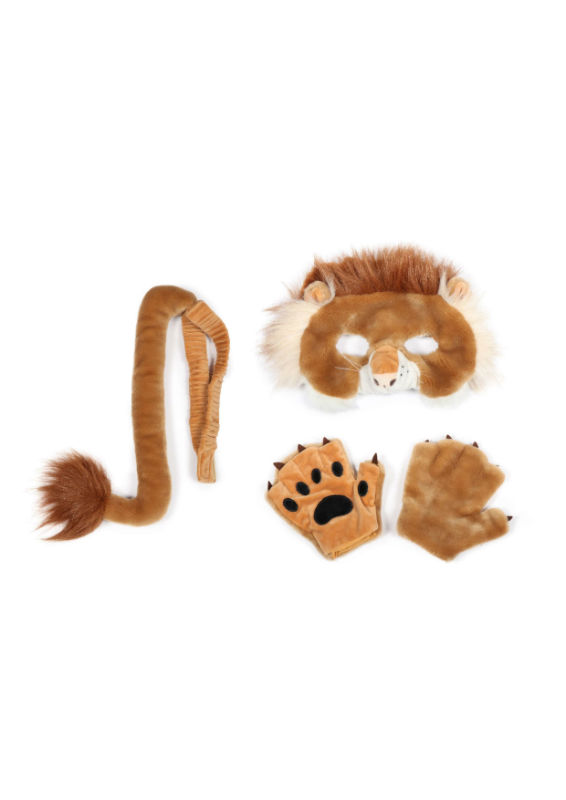Image de  Ensemble de déguisement lion (masque-gants-queue) 