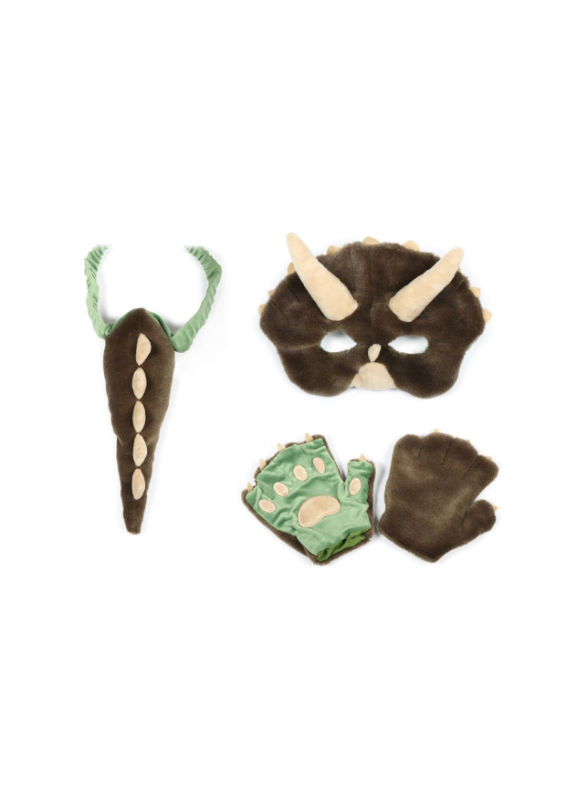 Image de  Ensemble de déguisement dino (masque-gants-queue) 