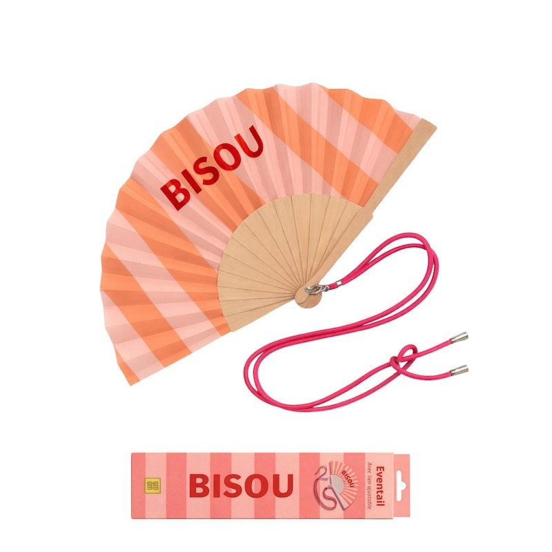 Image de  Woom - Éventail avec bandoulière - Bisou 